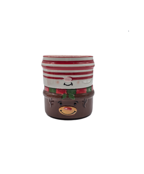 White and red Snowman Porcelain Bowl,Christmas & Holiday Hosting