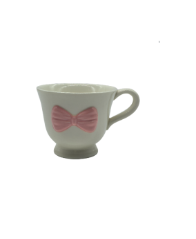 Ceramic Coffee Mug,Pink Bowl Tea Cup For Office And Home