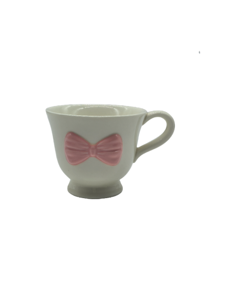 Ceramic Coffee Mug,Pink Bowl Tea Cup For Office And Home