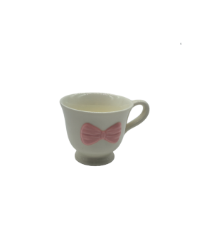 Ceramic Coffee Mug,Pink Bowl Tea Cup For Office And Home