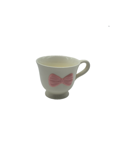 Ceramic Coffee Mug,Pink Bowl Tea Cup For Office And Home