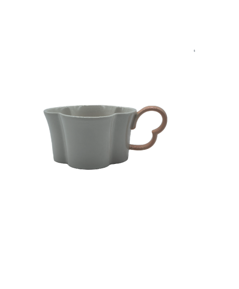 Flower Shaped Ceramic Coffee Mug,Tea Cup For Office And Home