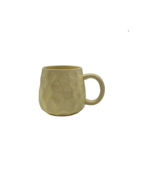 Ceramic Coffee Mug With Hand Pinch Texture,Tea Cup For Office And Home