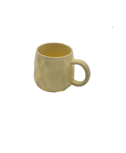 Ceramic Coffee Mug With Hand Pinch Texture,Tea Cup For Office And Home