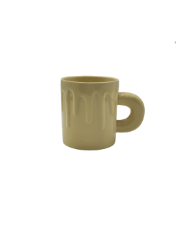 Embossed Ceramic Coffee Mug,Modern Tea Cup For Office And Home