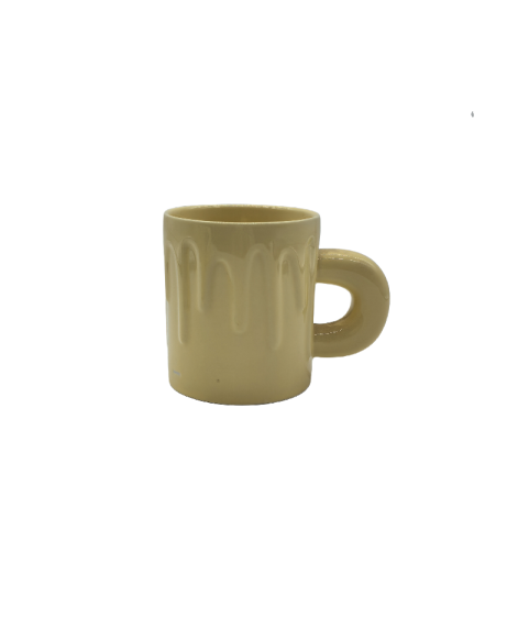 Embossed Ceramic Coffee Mug,Modern Tea Cup For Office And Home