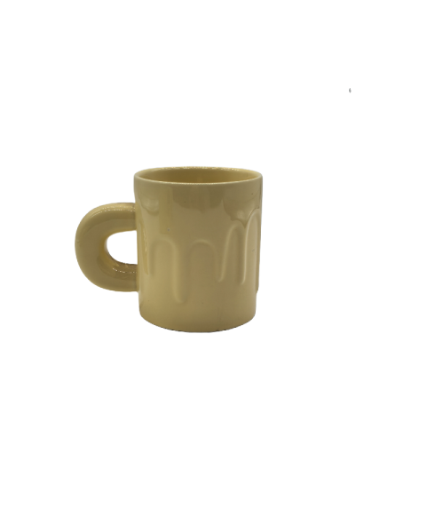 Embossed Ceramic Coffee Mug,Modern Tea Cup For Office And Home