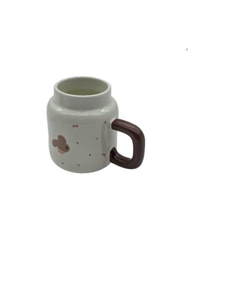 White Ceramic Coffee Mug,Tea Cup For Office And Home