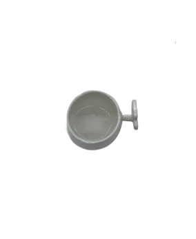 Cute Ceramic Coffee Mug With Flower Shaped Handle,Tea Cup For Office And Home