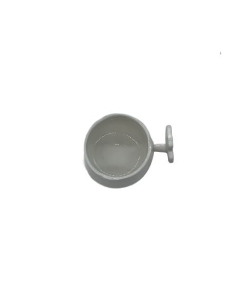 Cute Ceramic Coffee Mug With Flower Shaped Handle,Tea Cup For Office And Home