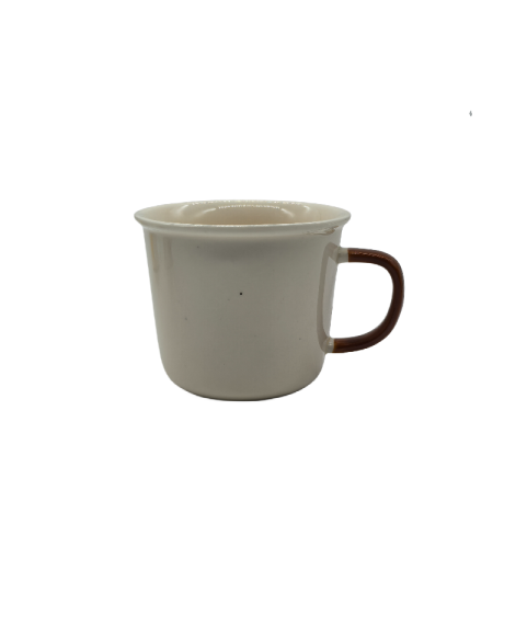 Beige Ceramic Coffee Mug,Tea Cup For Office And Home