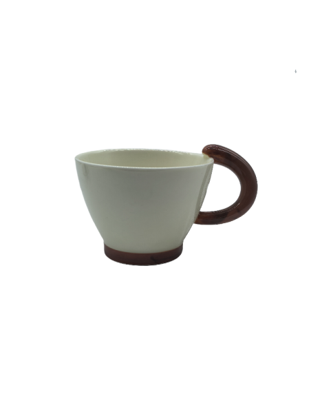 Beige Ceramic Coffee Mug,Tea Cup For Office And Home