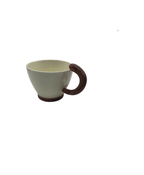 Beige Ceramic Coffee Mug,Tea Cup For Office And Home