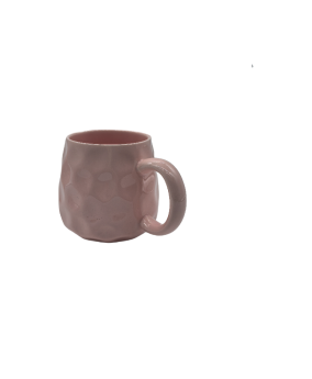 Cute Ceramic Coffee Mug With Hand Pinch Texture,Tea Cup For Office And Home