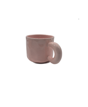 Cute Ceramic Coffee Mug With Hand Pinch Texture,Tea Cup For Office And Home