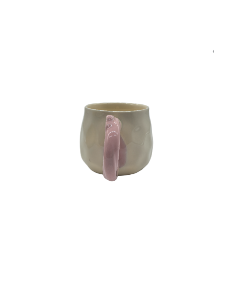 Cute Ceramic Coffee Mug With Hand Pinch Texture,Tea Cup For Office And Home