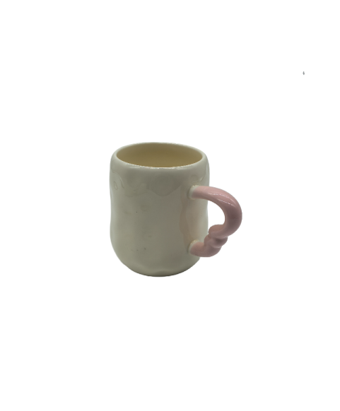 Cute Ceramic Coffee Mug With Hand Pinch Texture,Tea Cup For Office And Home