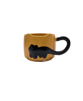 Cute Cat Shaped Ceramic Coffee Mug,Tea Cup For Office And Home