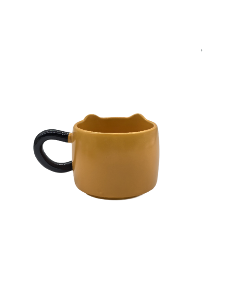 Cute Cat Shaped Ceramic Coffee Mug,Tea Cup For Office And Home