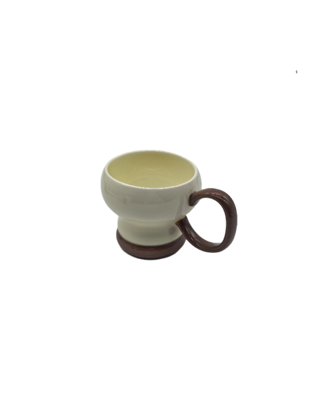Ceramic Coffee Mug With Big Handle,Gourd Shape Tea Cup For Office And Home