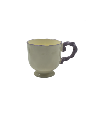 Flower Shaped Ceramic Coffee Mug,Tea Cup For Office And Home