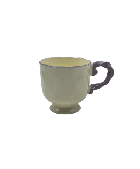 Flower Shaped Ceramic Coffee Mug,Tea Cup For Office And Home