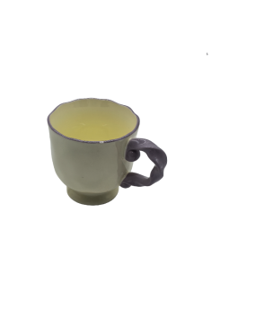 Flower Shaped Ceramic Coffee Mug,Tea Cup For Office And Home