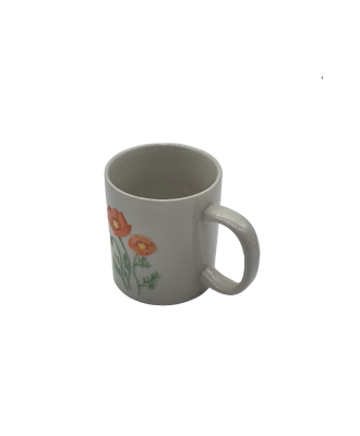 Flower Ceramic Coffee Mug,Tea Cup For Office And Home