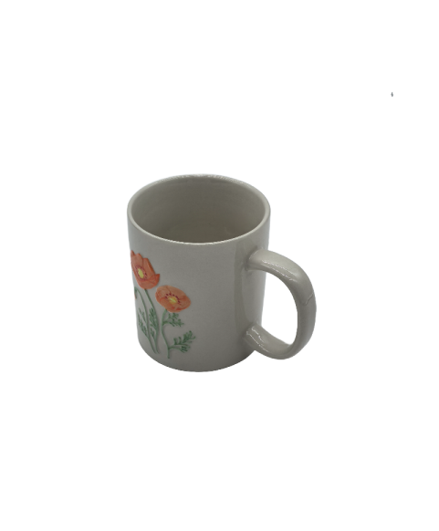 Flower Ceramic Coffee Mug,Tea Cup For Office And Home