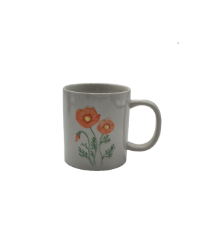 Flower Ceramic Coffee Mug,Tea Cup For Office And Home