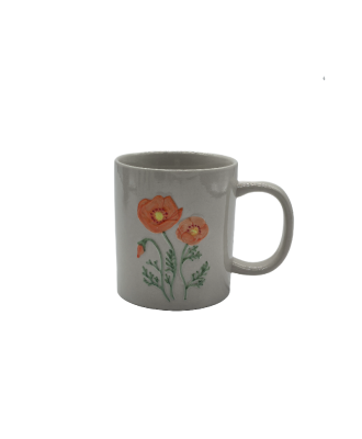 Flower Ceramic Coffee Mug,Tea Cup For Office And Home