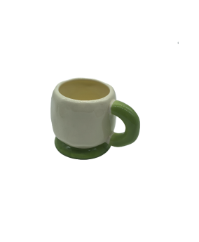 Cute Ceramic Coffee Mug With Fat Handle,Tea Cup For Office And Home