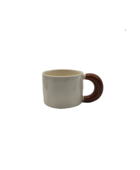 Cute Ceramic Coffee Mug With Fat Handle,Tea Cup For Office And Home