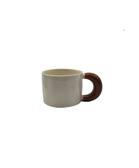 Cute Ceramic Coffee Mug With Fat Handle,Tea Cup For Office And Home