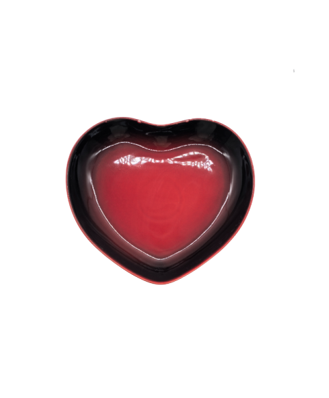 Heart Shaped Porcelain Dinner&Dessert Plate