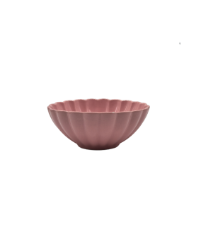 Chrysanthemum Shaped Pink Porcelain Bowl,Small Bowl For Soup,Yogurt,Fruit
