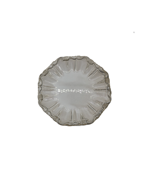 Porcelain Dinner Plate,Embossed Serving Dish